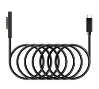 Cpolebev di Ricarica Adattatore per Caricabatterie USB Tipo C 15V PD per Pro 7/6/5/4/3 / GO/BOOK Laptop 1/2