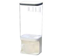 Cpolebev Dispenser per Alimenti Secchi Un Parete, Plastica Trasparente, Dispenser per Alimenti Secchi, Scatola per la Conservazione della Frutta per Alimenti Secchi-1500ML