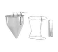 Cpolebev Dispenser per Imbuto 1 Pezzo con Cremagliera Cupcake Pancake Batter Maker Polpo Palla di Pesce Utensile da Cucina per la Casa