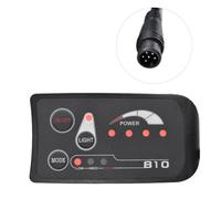 Cpolebev Display LED per Misuratore di Bici Elettrica S810 6PIN IP65 36V UART per Misuratore di Bicicletta Elettrica per Bici Elettrica (36V) Accessori di Ricambio