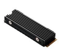 Cpolebev Dissipatore di M.2 2280 NVMe Pad di Raffreddamento del Dissipatore di SSD M.2 Dissipazione in Alluminio con Pad Termico per SSD M2 2280 Facile da Installare Facile da Usare Nero