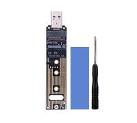 Cpolebev Dissipazione del Patch in Silicone unità A Stato M.2 Protocollo NVME A Scheda Adattatore USB 3.1 unità A Stato SSD su Scheda di Espansione in Type-C