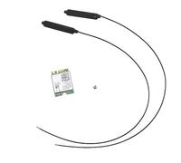 Cpolebev Dual Band 2.4Gbps Wi-Fi 6 AX200NGW 802.11Ax / AC -Mimo 2X2 WiFi AX200 NGFF M.2 Bluetooth 5.0 Network WLAN Card + Antenna