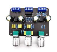 Cpolebev Dual NE5532 Tono Stereo Preamplificatore Scheda Audio Amplificatore HiFi Equalizzatore Preamplificatore Acuti Bass Tone Control Pre Amplificatore