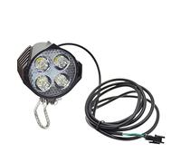 Cpolebev Ebike E-Bike 36V-48V Luce per Bicicletta Elettrica con Avvisatore Acustico Set di Avvisatori Acustici per Anteriori Anteriori