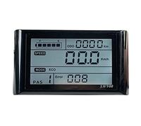 Cpolebev Ebike SW900 Display LCD Controllo Misuratore di velocità per Bicicletta Elettrica Spina Impermeabile Registrazione Strumento Controllo/Impostazione 24-72V