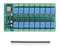 Cpolebev ESP8266 WiFi Modulo Relè Un 16 Canali Scheda di Sviluppo ESP-12F Alimentazione, Modulo Relè Un 16 Vie, modalità di Alimentazione 12V