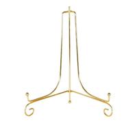 Cpolebev Espositore Dorato Staffa Artigianale Porta Libri Piedistallo per Foto Ciotola Cornice per Piatti Portafoto Cavalletto Decorazione per Riporre Durevole Facile da Installare Facile da Usare -15