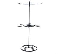 Cpolebev Espositore per Gioielli, Espositori per Collane, Scaffale Girevole, Espositore per Espositore Girevole per Gioielli Facile da Usare Circa 21 X 21 X 41 cm