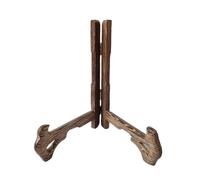Cpolebev Espositore per Piatti Espositore per Piatti da Cucina Espositore per Piatti in Legno per Ufficio Supporto per Cornici Versatile Durevole Facile da Usare