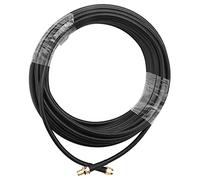 Cpolebev Estensione Antenna WiFi SMA 10 M SMA un SMA Femmina un Bassa Perdita RG58 Coassiale Patch Coassiale per 2G / 3G / 4G LTE