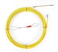 Cpolebev Estrattore per Nastro da Pesca Attraverso L'Infila Filo da Parete Diametro Esterno 6 mm Più Dispositivo di Fissaggio per Filo da Pesca con Corda nel Acciaio 50 Piedi (15 M)