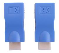 Cpolebev Extender To Rj45 Lan Network Extension Transmitter Receiver Tx Rx Cat5E Cat6 Ethernet V1.4 30M 4K Hd Tv 1080P
