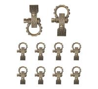 Cpolebev Fibbie Paracord Fibbie per Perno A Vite di Ancoraggio Grilli Regolabili Fibbie per Cintura Braccialetto Paracord 10 Pezzi
