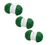 Cpolebev Filato di Vetro DIY Bambola Tessuta A Mano Filato Dorato Filato Intrecciato Luminoso Verde Smeraldo
