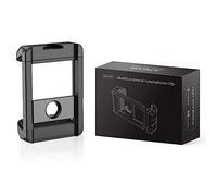 Cpolebev Filettatura Universale per Telefono Cellulare A Clip Telescopio Clip A Doppio Foro 1/4 Vite Clip Staffa Multifunzionale Supporto per Telefono Cellulare Clip