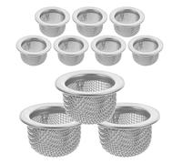 Cpolebev Filtro A Doppio Schermo da 10 Pezzi Filtro per Fumatori di Cocktail Mini Filtro A Rete per Ciotola per Fumatore di Whisky Durevole Facile da Usare