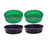 Cpolebev Filtro per Piante da Giardino Setaccio per Terreno Confezione da 4 Setaccio per Giardino Roccioso Set di Setaccio per Sabbia