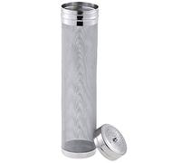 Cpolebev Filtro Un Tramoggia Un Secco per Birra, Cartuccia Filtrante per Luppolo nel Acciaio Inossidabile da 300 Micrometri Un Maglia, Luppolo per Homebrew Filtro per Birra e Bollitore