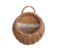 Cpolebev Fioriera Fatta A Mano da Appendere Alla Parete, Cesto In Vimini, Rattam, Vite da Giardino, Porta Piante In Vaso, Vasi da Giardino, Fioriera da Parete C