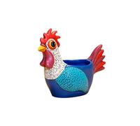 Cpolebev Fioriera per Galline, Gallo, Vaso da Fiori, in Resina, Fioriera per Galline, Ornamento per Giardini Interni Ed Esterni, Vaso da Fiori S