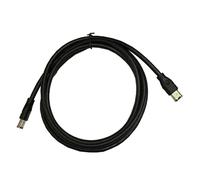 Cpolebev Firewire Nero da 1,8 M IEEE 1394 da Firewire 400 A Firewire 400 da 6 Pin A 6 Pin Resistente Facile da Installare