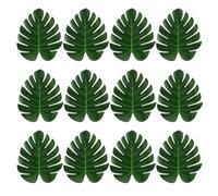 Cpolebev Foglie di Palma Tropicali Artificiali Decorazione per Feste nella Giungla Animali Estate Decorazioni per la Tavola Hawaiane per Matrimoni L Facile Installazione