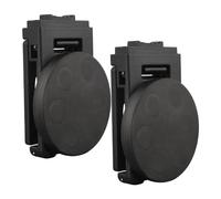 Cpolebev Fondina per Attrezzi con Clip da Cintura, 2 Pezzi Accessori per Cintura per Attrezzi Fondina Magnetica, Forte Clip Magnetica Antiscivolo per