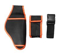 Cpolebev Forbici da Giardino 3 Pezzi Forbici Elettriche da Potatura Borsa da Giardinaggio Forbici Elettriche Borsa Portatile Arancione + Nero
