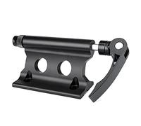 Cpolebev Forcella Anteriore per Bici Clip di Fissaggio A Sgancio Rapido Morsetto di Fissaggio Smontabile Parte per Ciclismo Portatile (Nero)