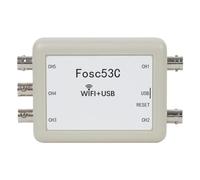 Cpolebev Fosc53C 1M Wi-Fi USB Oscilloscopio Oscilloscopio Portatile Automobilistico con Ingresso Sincrono A 5 Canali per Riparazioni Elettriche