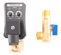 Cpolebev G1/2 DN15 230V Serbatoio 'Acqua Temporizzato Automatico Valvola di Scarico Temporizzata Elettronica per la Gestione Della Condensa del Compressore D'Aria Durevole Facile Installazione