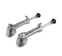 Cpolebev Gambe per per Grancassa Staffa per Supporto per Batteria Jazz Gambe di Supporto, Piedini Fissi per Staffa per Gamba del Parti per Percussioni Antiscivolo
