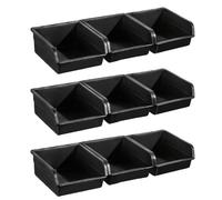 Cpolebev Gancio con Foro Quadrato per Scatola Portaoggetti Ispessita, Scatola In Plastica 1 Set