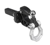 Cpolebev Gancio di Traino per Paraurti Posteriore in Metallo, Gancio di Traino per Auto Cingolate RC 1/8 1/10, Parti di Aggiornamento Axial SCX10 TRX4 D90 C