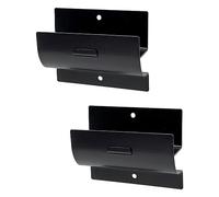 Cpolebev Gancio per Scala Resistente, Montaggio A Parete, Gancio per Scala, Portaoggetti, Carriola per Parete del Garage, Confezione da 2 Neri