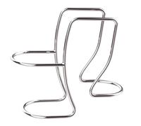 Cpolebev Gancio Porta Tubo di Scarico per Lavatrice In Acciaio Inossidabile, Fascetta Stringitubo Universale per, Clip Guida Tubo per Vasca da Bucato Facile Installazione