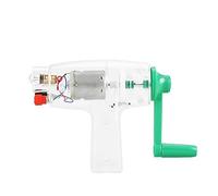 Cpolebev Generatore Un Manovella per Bambini 6.3V 0.2A Generatore di Elettricità Alimentatore di Emergenza Dinamo Meccanica per La Scienza dei Bambini