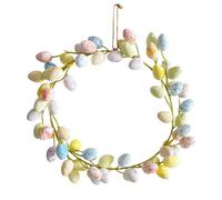 Cpolebev Ghirlande di Pasqua per la Porta D'Ingresso Ghirlanda di Uova di Pasqua Ghirlanda di Pasqua da Appendere alla Porta D'Ingresso
