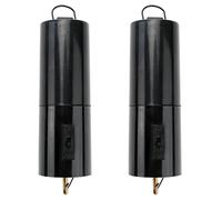 Cpolebev Girandola un Batteria, Motore Rotante Nero per Appendere Campanelli Eolici 2 Pezzi