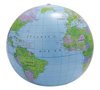 Cpolebev Gonfiabile Global Education Geografia giocattolo Mappa Palloncino pallone da spiaggia 40 cm