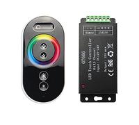 Cpolebev GT666 RGB LED LED Strip Controller Wireless RF Touch Remote DC 12V 24V 18A 3 Canali Luci Dimmer un Nastro