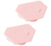 Cpolebev Guida per Cuciture Magnetica per Macchina da Cucire, Guida per Cuciture Poligonale Multifunzione, Guida per Orlare con Scala Rosa 2 Pezzi