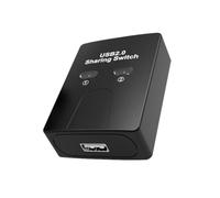Cpolebev Hub USB 2.0 A 2 Porte Switch USB Condividitore Stampante Due Computer Condividono Un Dispositivo USB Splitter USB 2 in 1 Uscita Condividi Disco U