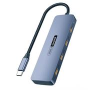 Cpolebev HUB USB C A 4 Porte Splitter USB C Ad Alta velocità da 10 Gbps per Laptop Accessori PC Tablet Disco Rigido per Telefono HUB USB Type-C 3.2