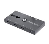Cpolebev Hub USB C da 10 Gbps, Hub da USB C A USB C per PC, Laptop, Hub HUB 3.2 Gen2 Splitter USB C A 4 Porte