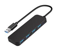 Cpolebev Hub USB Un 4 Porte, Hub USB 3.0 Splitter USB Espansione USB per Laptop, unità Flash, HDD, Console, Stampante, Fotocamera, Tastiera