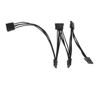 Cpolebev IDE da 4 Pin un 5 Porte da 4 Pin Molex un Multi Porta SATA di Alimentazione 18AWG per Disco Rigido HDD SSD PC