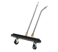 Cpolebev Idropulitrice il Carrello Cleaner Power Washer Attachment per la Pulizia del Telaio 'Auto Dotato di 6 Ugelli a Ventola a Terra