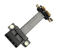 Cpolebev Il di Prolunga A Piena Velocità Della Scheda Grafica PCI-e 3.0 1X Supporta la Scheda Audio NIC Scheda USB Comoda e Multifunzionale, Installazione Facile e Durevole A 90°